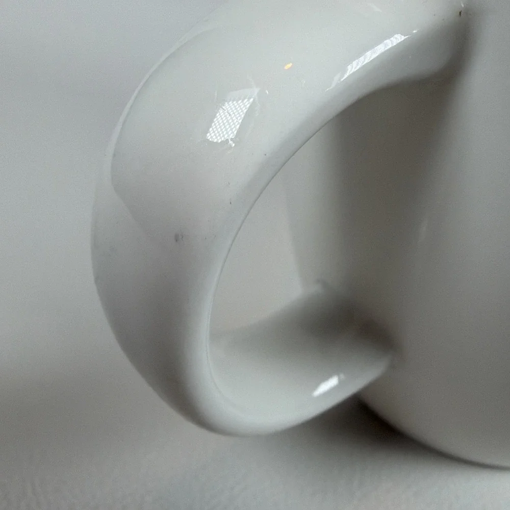 Vintage 2001 Starbucks Barista Coffee Mug White ESTD 1971 Logo Ceramic Cup
